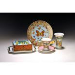 Vier Teile Versace, Rosenthal, Le Jardin de Versace: Vase