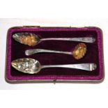 4-tlg. Silberbesteck, London, wohl William Southey, 1800