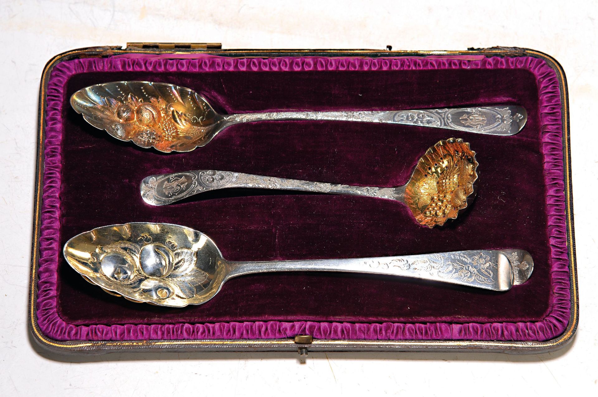 4-tlg. Silberbesteck, London, wohl William Southey, 1800