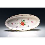 Ovale Platte, Meissen, Knaufzeit, um 1890, 1. Wahl,