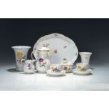 Mokkaservice, Meissen, nach 1945, 2.Wahl, Porzellan,