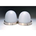2 Deckenlampen/-leuchten, sog. Brandt-Ei, Entwurf Marianne