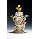 Potpourri-Vase, Meissen, um 1750, Porzellan,