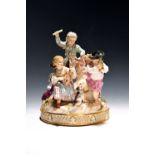 Porzellangruppe, Meissen, um 1850- 1924, Entwurf Michel