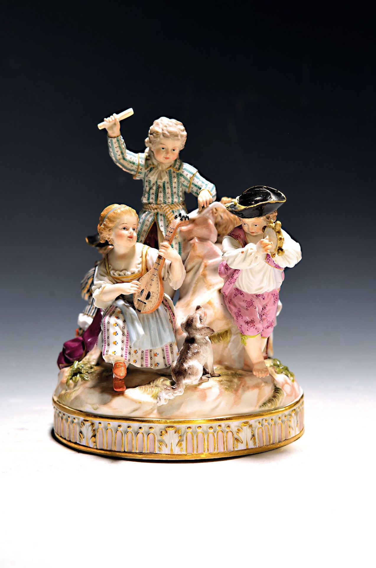 Porzellangruppe, Meissen, um 1850- 1924, Entwurf Michel
