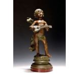 Paar Figuren, Frankreich, um 1900, Spritzguß/Regule, nach