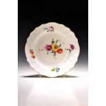 Teller, Meissen, um 1765, Form Neubrandenstein,