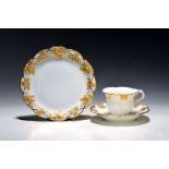 Kaffeegedeck, Meissen, 20. Jh., 1. Wahl, reliefierter