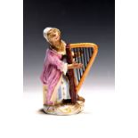 Porzellanfigur, wohl Meissen, um 1820/30, Figur aus der