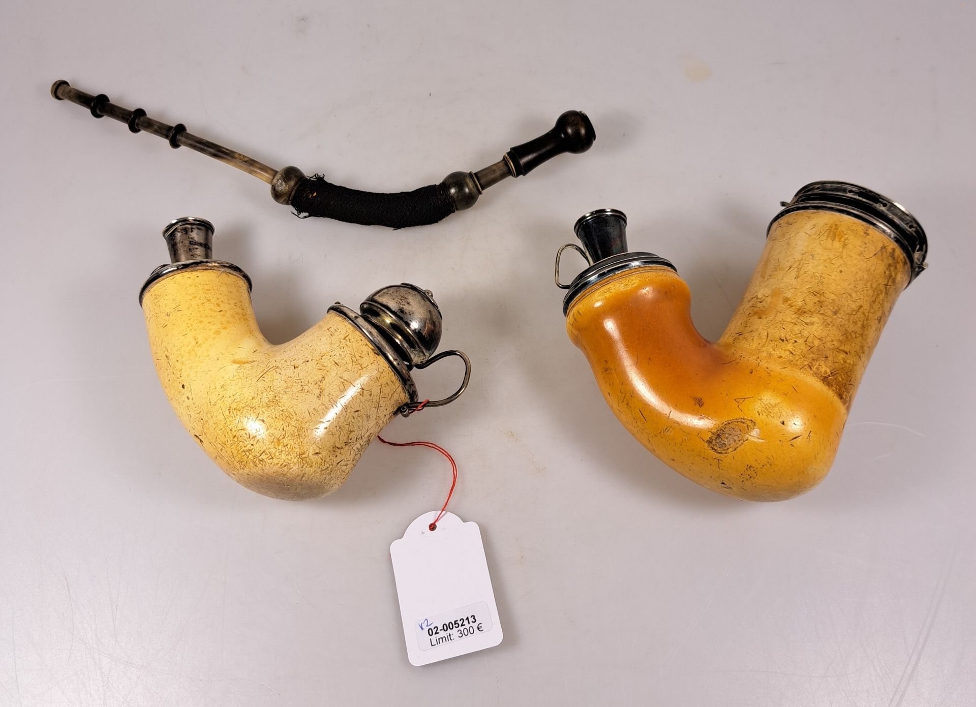 Zwei Meerschaumpfeifen aus dem Besitz der Familie Tolstoy, - Bild 6 aus 15