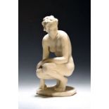 Porzellanfigur 'Die Hockende', Rosenthal Kunstabteilung,