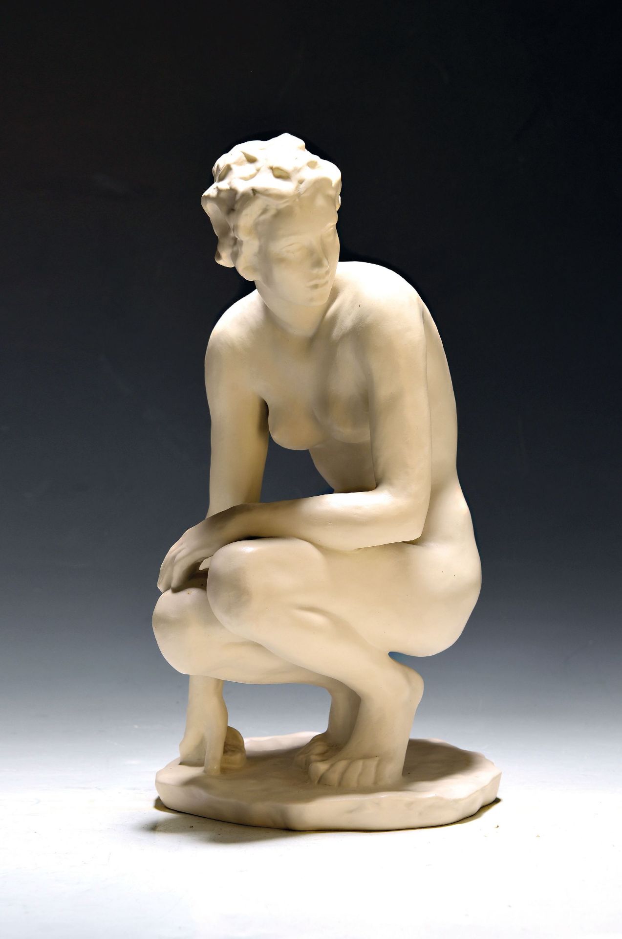 Porzellanfigur 'Die Hockende', Rosenthal Kunstabteilung,