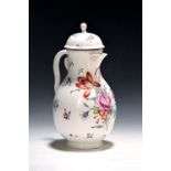 Kleine Kaffeekanne, Frankenthal, um 1765, Porzellan,