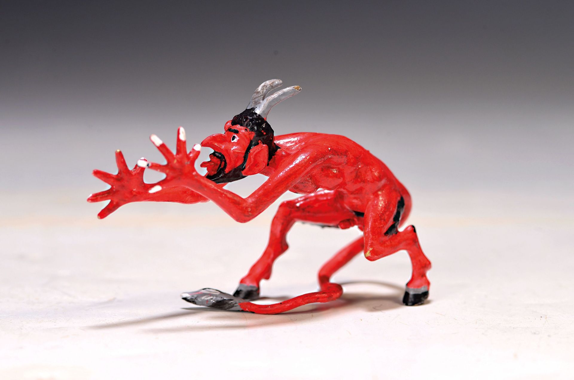 Mephisto, Wiener Bronze, polychrom, ca. 4x6.5