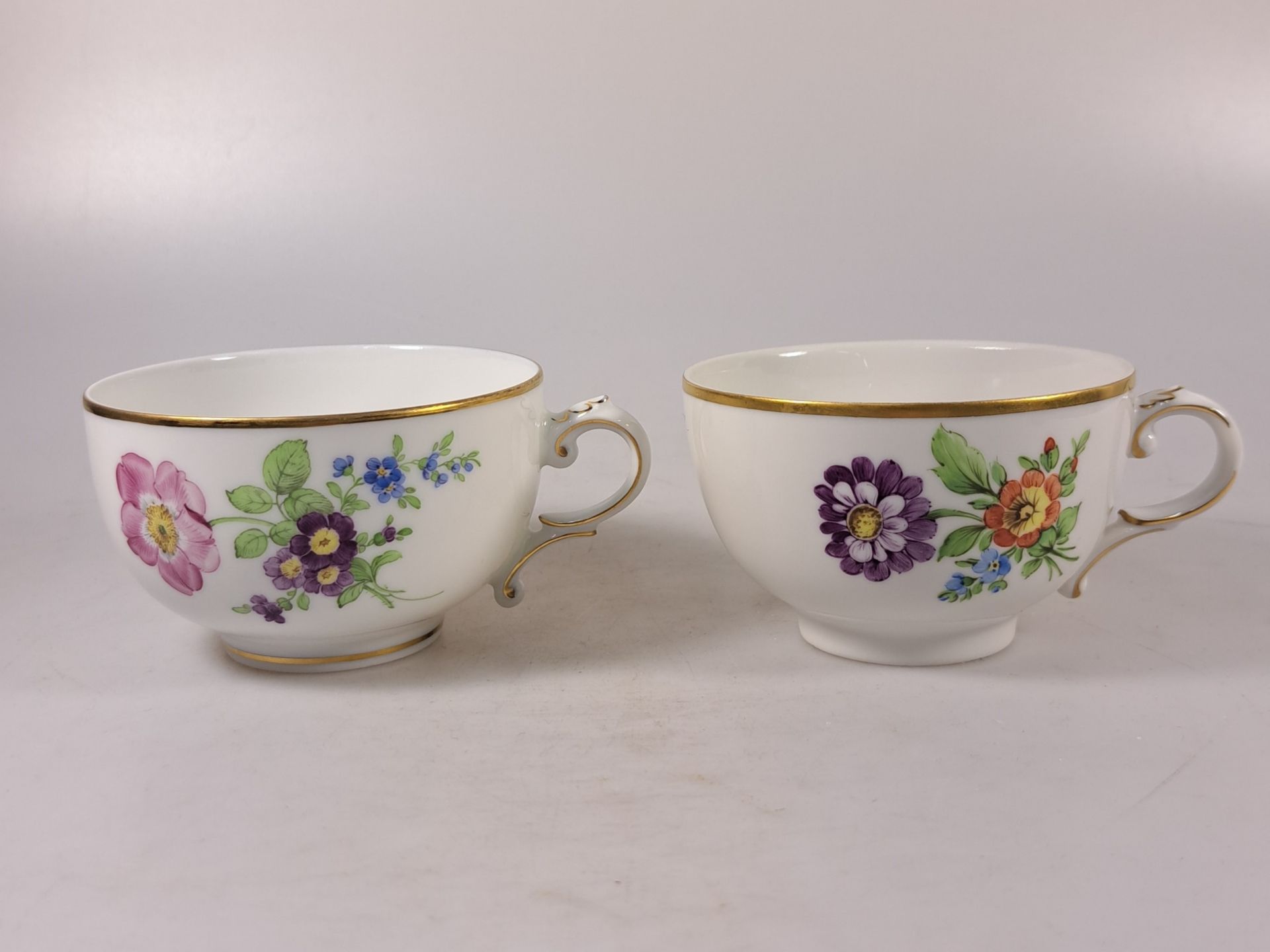 Kaffeeservice, Höchst, 20. Jh., Kaffeekanne, Milchkanne, - Bild 17 aus 25