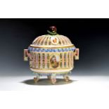 Deckelgefäß/Duftgefäß, Meissen, um 1800, Porzellan,