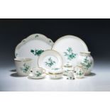 Kaffeeservice, Augarten Wien, Dekor Prinz Eugen, 6 Tassen,