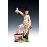 Porzellanfigur, Frankenthal, um 1770, Vogelverkäufer,