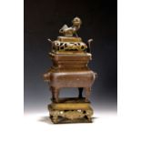 Koro, Japan, wohl Meiji-Periode um 1900, Räuchergefäß aus