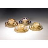 13 Gedecke, überwiegend deutsche Manufakturen, 20.Jh.,