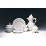 Kaffeeservice, Meissen, 20. Jh., Schwanenservice weiß, 4