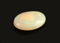 Loser weißer Opal, 9.06 ct, Fundort: Äthiopien, Maße ca.