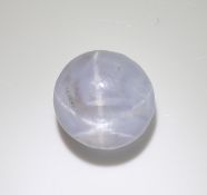 Loser Sternsaphir, 6.10 ct, rund, Fundort Sri Lanka, Maße