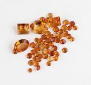 Lot lose Citrine, zus. ca. 6.43 ct, versch. Schliffformen,