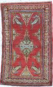 Antiker Doroschk, Persien, um 1900, Wolle auf Baumwolle,