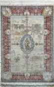 Hereke Seide fein, China, Ende 20.Jhd, reine Naturseide,