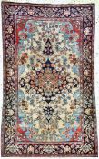 Antiker Farahan, Persien, um 1900, Wolle auf Baumwolle,