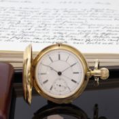 HUGUENIN 170 Gramm schwere Herrensavonette in GG 750/000