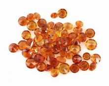 Lot 57 lose Citrine, zus. ca. 5.79 ct, ovalfacett.,