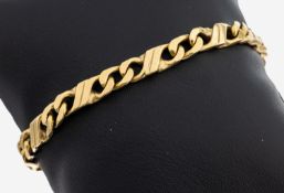 18 kt Gold Armband, GG 750/000, L. ca. 22 cm,