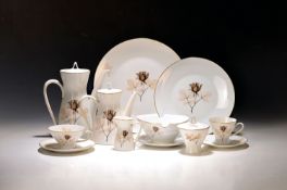 Kaffee-, Tee- und Speiseservice, Rosenthal, Form 2000,