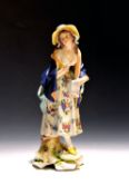 Porzellanfigur nach Meissener Vorbild, Chelsea, London,
