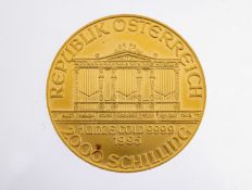 Goldmünze, 2000 Schilling, 1995, Wiener