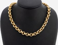 14 kt Gold Collier, GG 585/000, L. ca. 45.5cm,