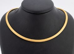 19 kt Gold Halsreif, GG 800/000