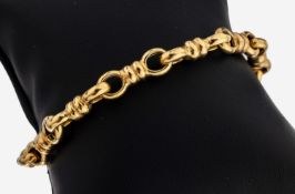 14 kt Gold Armband, GG 585/000, L. ca. 20.5cm,