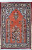 Ghom Kork, Persien, Ende 20.Jhd, Korkwolle,ca. 160 x 110
