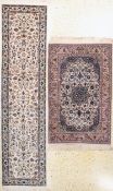 2 Lots Esfahan fein, China, Ende 20.Jhd, Korkwolle, ca.