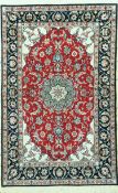 Esfahan fein, Persien, Ende 20.Jhd, Korkwolle mit und auf