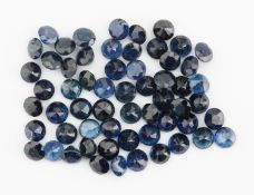 Lot lose Saphire zus. ca. 13.27 ct, rundfacett. in versch.