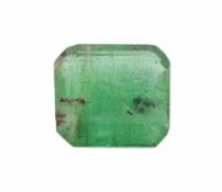 Loser Smaragd, ca. 2.79 ct, ca. 9.4 x 8.4 x 4.2 mm,