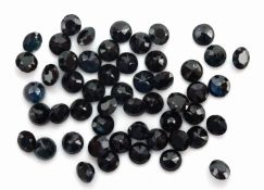 Lot lose Saphire zus. ca. 20.99 ct, rundfacett. in versch.