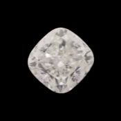 Loser Diamant, 0.70 ct Weiß/vvs1, Cushion Modified