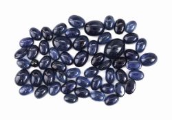 Lot lose Saphire zus. ca. 43.98 ct, Cabochons in versch.