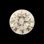Loser Brillant 0.373 ct hochfeines Weiß +(D)/vs2,