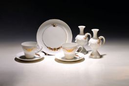 12 Kaffeegedecke, Rosenthal, Romanze in Dur, 20.Jh., 12